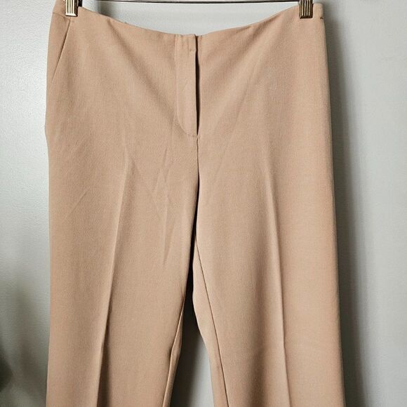 EUC LIKE NEW CHICO'S TAN STRAIGHT SOFT PANTS SIZE 0 / WOMENS SMALL - Picture 9 of 14
